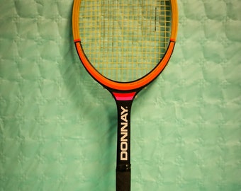 Vintage Donnay Tennis Racquet Allwood Borg JR - Etsy