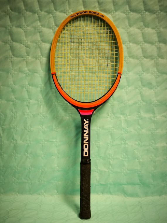 Vintage Donnay Tennis Racquet Allwood Borg JR - Etsy