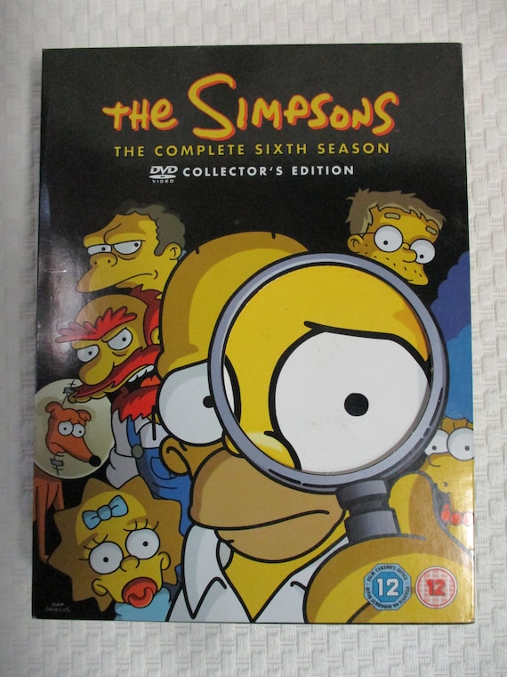 The Simpsons the Complete Sixth Season - Etsy