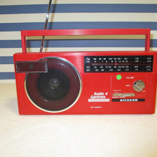 Portable Radio 4 Bands Nicoson