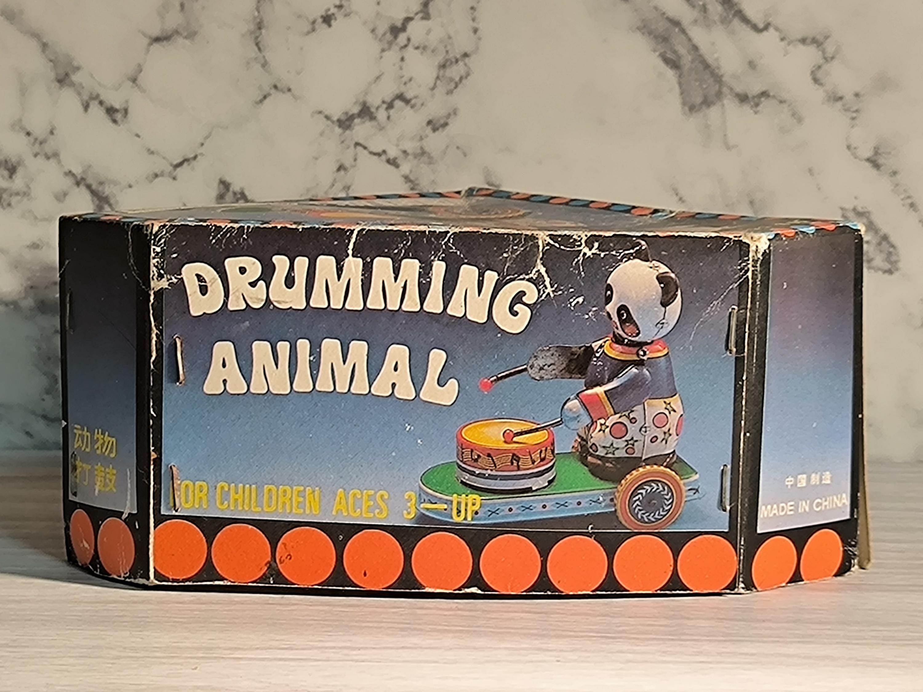 ビンテージ ゼンマイ式ドラムを叩くパンダのクマ 1990年代 - Etsy 日本