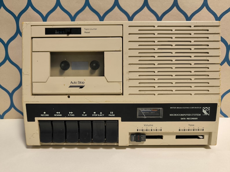 Data Cassette Recorder Computer BBC Vintage image 2