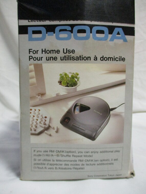 Sony Discman D-600A - Etsy
