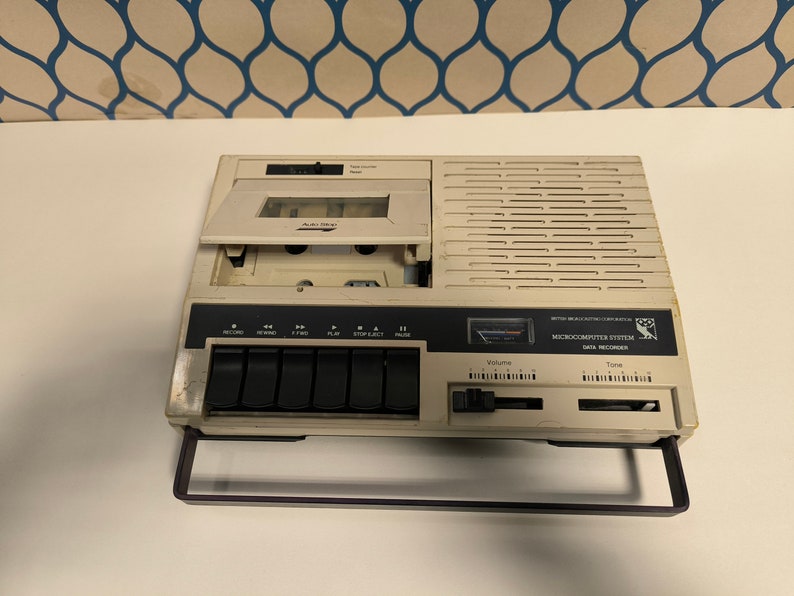 Data Cassette Recorder Computer BBC Vintage image 5