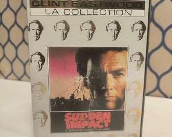 Clint Eastwood Sudden Impact VHS in French 1983