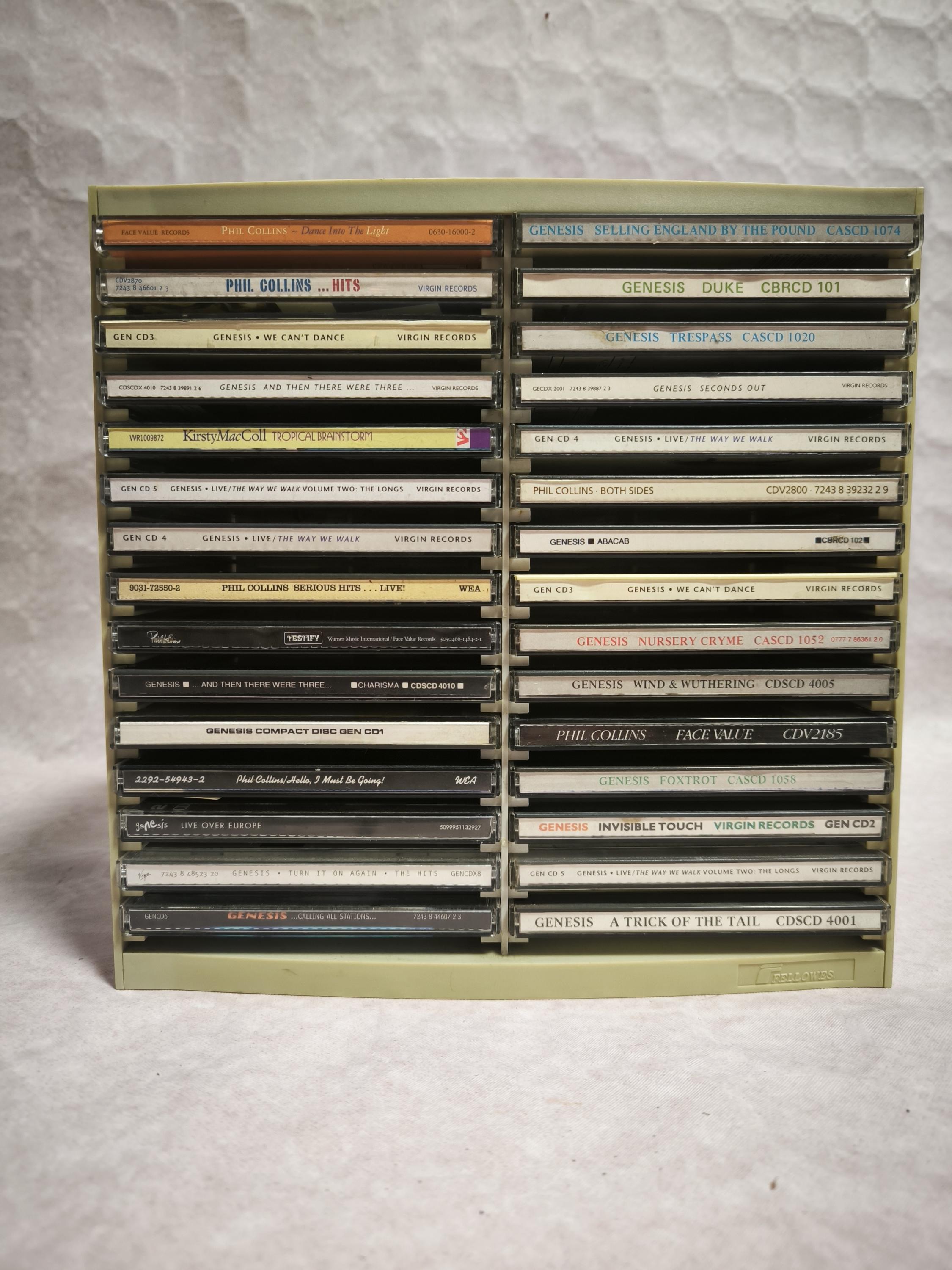 Compact Disc Collection Display Phil Collins and Genesis Compact Disc Collection 30 Discs - Etsy