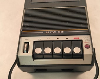 Enregistreur à cassettes Bevox 2000 vintage