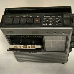 Radio-cassette Portable Philips AQ6524 – Vintage 90s, Avec Courroie Neuve, Boîte D'origine