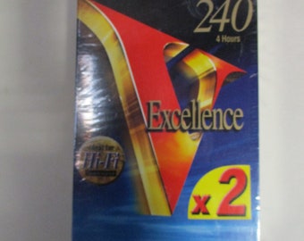 VHS Cassettes vierges x 2