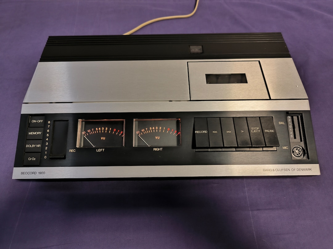 Bang and Olufsen Beocord 1900 Cassette Deck Vintage - Etsy