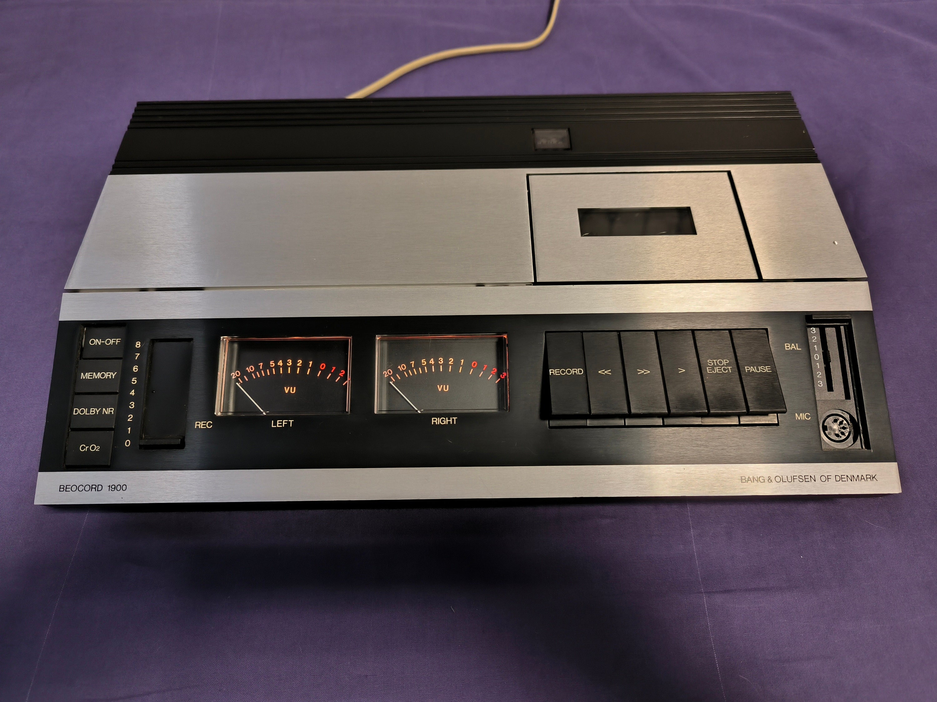 Bang & Olufsen Beocord 1900 Registratore a Cassette Vintage