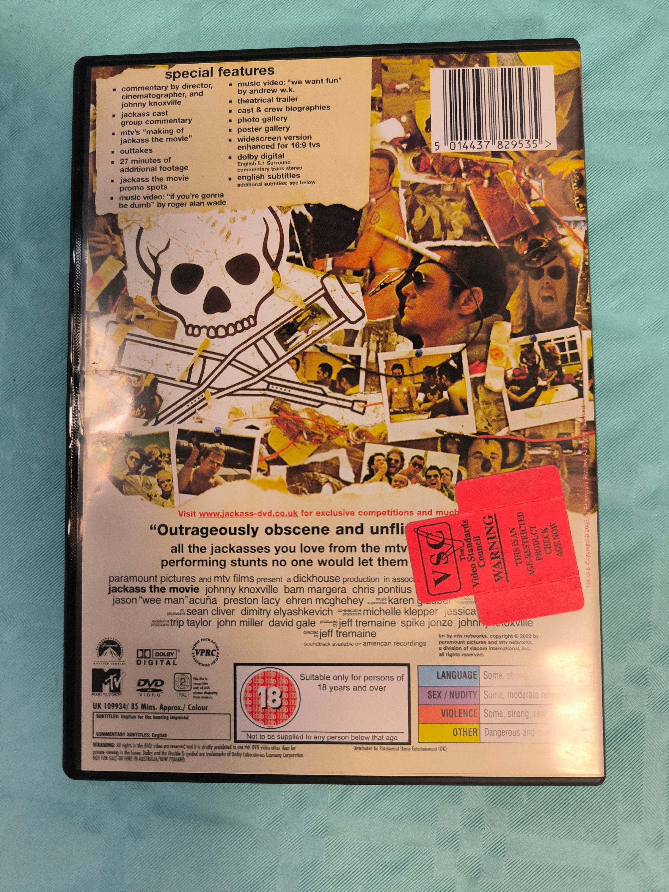 Jackass the Movie Special Collectors Edition - Etsy