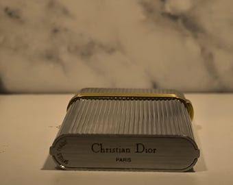 Vintage Christian Dior Swiss Made Cigarette Lighter With Original