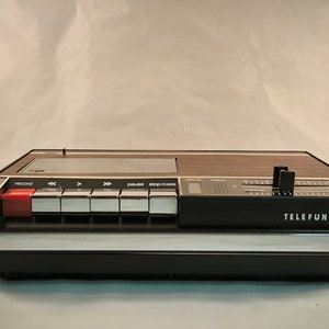 Vintage Telefunken Partysound 201 Cassette Recorder 1974