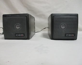 CBM satellite speakers with stereo amplifiers