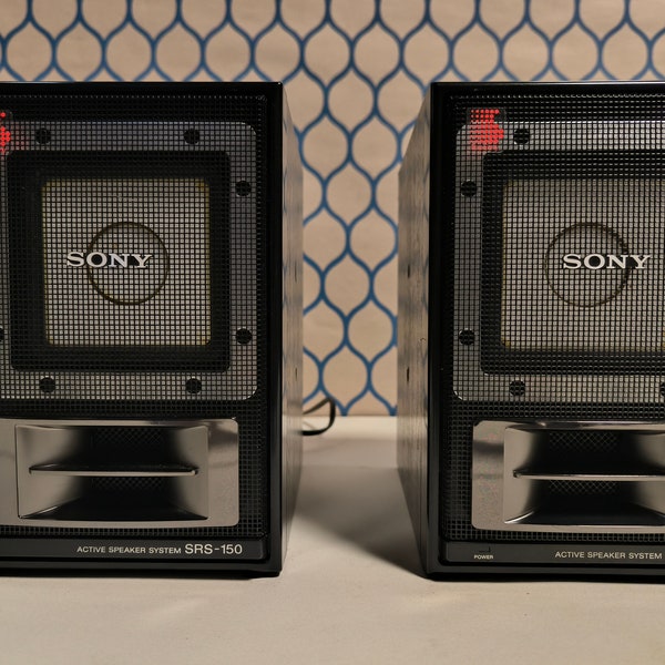 Vintage Sony Speakers High Quality Retro