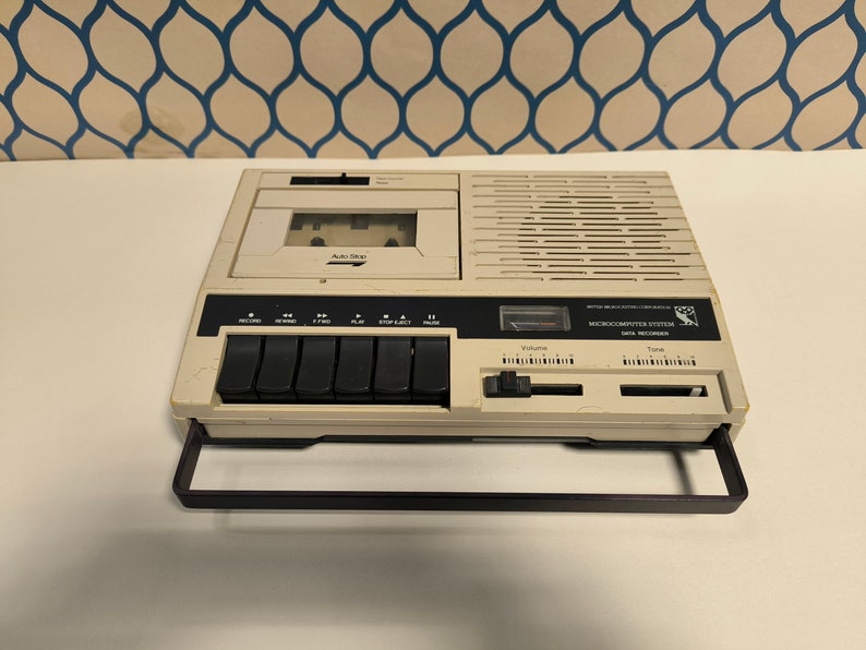 Data Cassette Recorder Computer BBC Vintage image 4