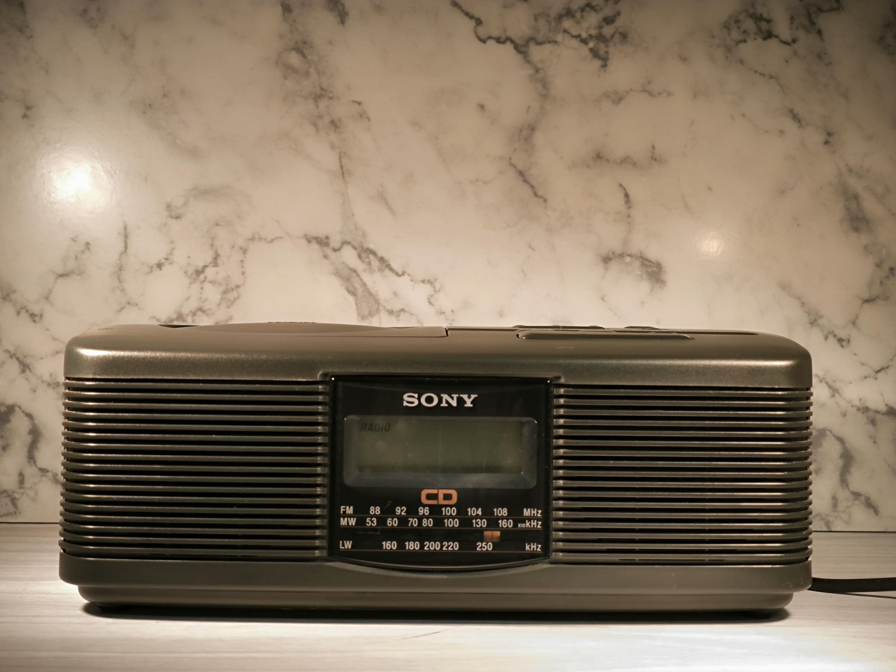 Vintage Sony Alarm Clock Radio Compact Disc Player - Etsy