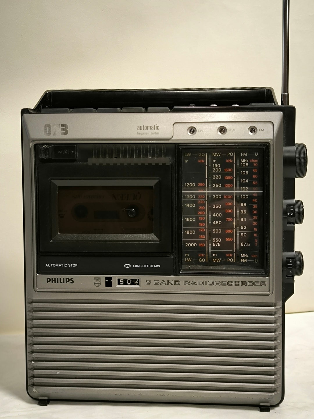 Radio Cassette Philips Vintage - état De Marche - Super Look Rétro
