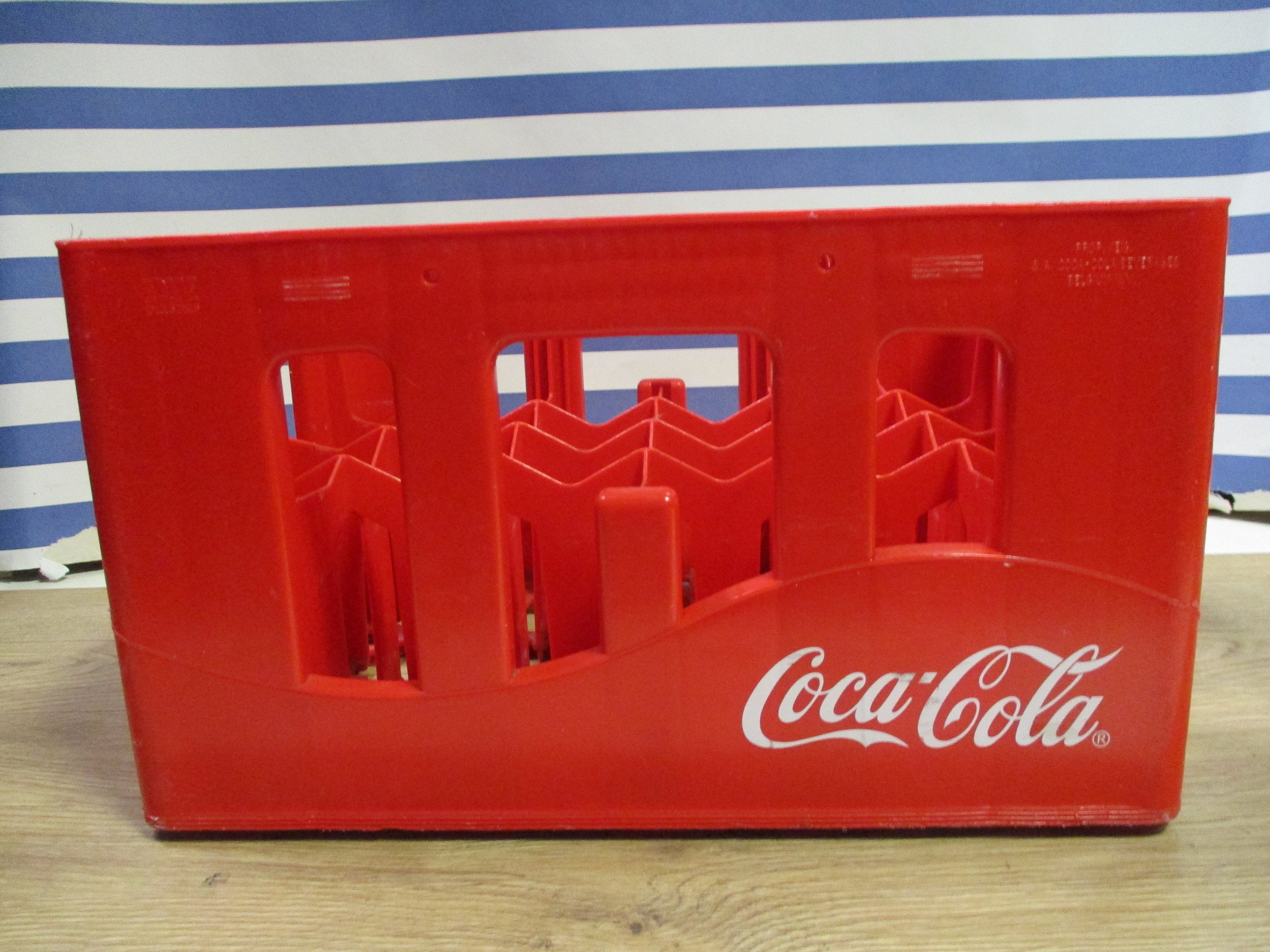 Coca Cola Crate Plastic Hold 24 Bottles Etsy