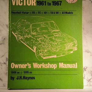Vauxhall Victor 1961 - 1967 Owners Workshop Manual By Haynes In English