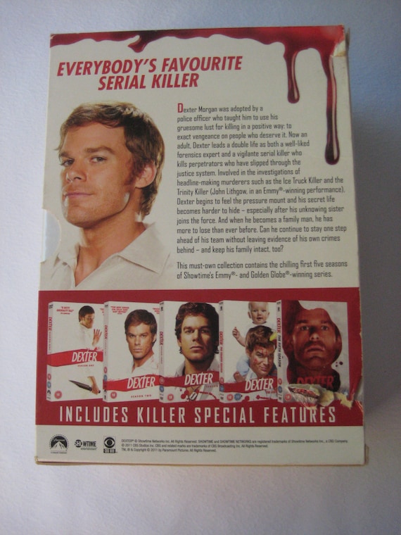 Dexter Season 1 - 5 DVD Boxed Set PAL English/french - Etsy