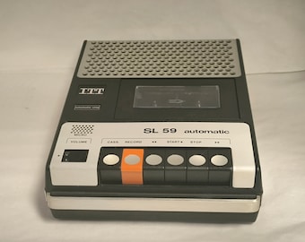 Magnétophone à cassettes ITT SL 59 vintage