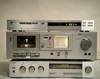 Sépare hifi vintage Philips Akai