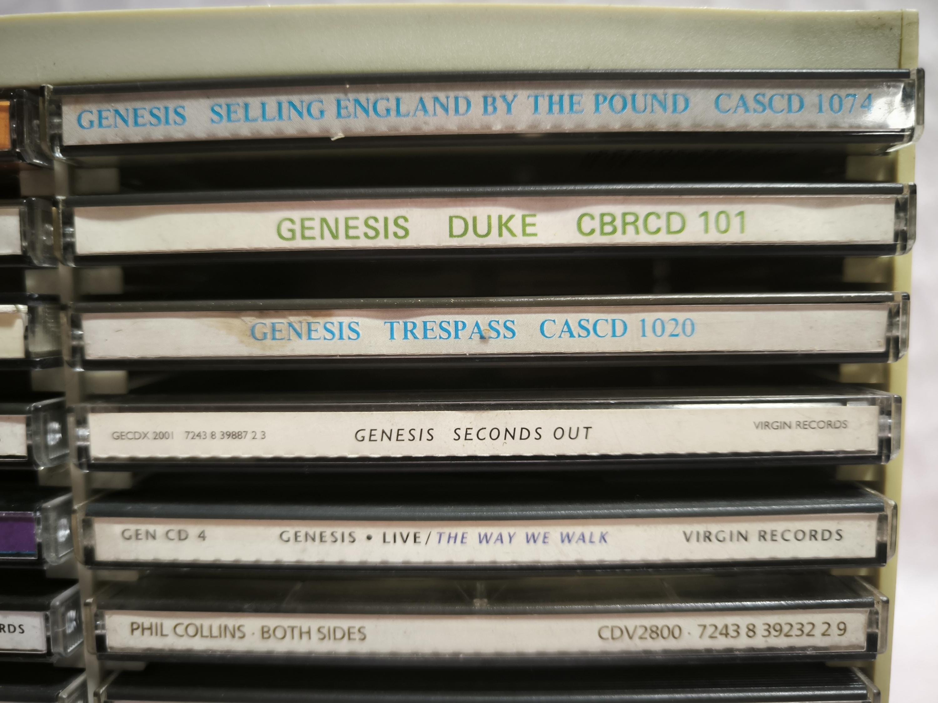 Compact Disc Collection Display Phil Collins and Genesis Compact Disc Collection 30 Discs - Etsy