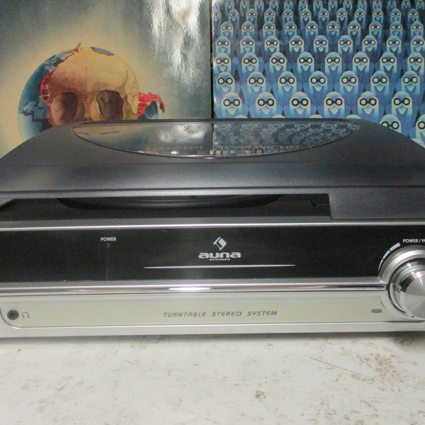 Turntable Record Deck Auna Stereo System