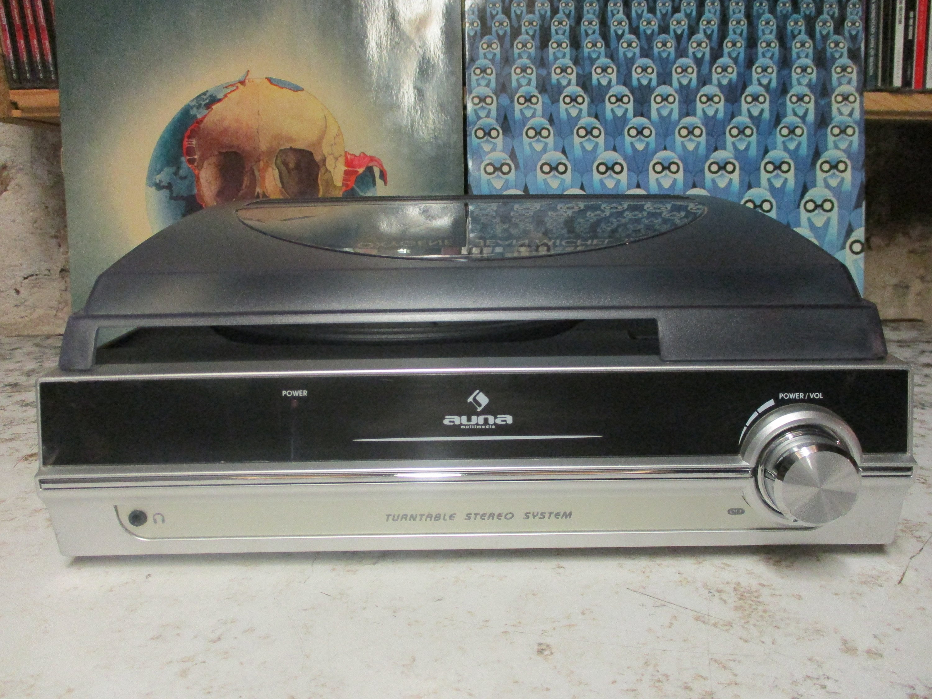 Plattenspieler Plattenspieler Auna Stereo-System