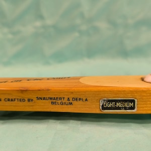 Enseigne Publicitaire Géante Vintage - Raquette De Tennis Snauwaert En Bois 1m40 - Belgique - Occasion