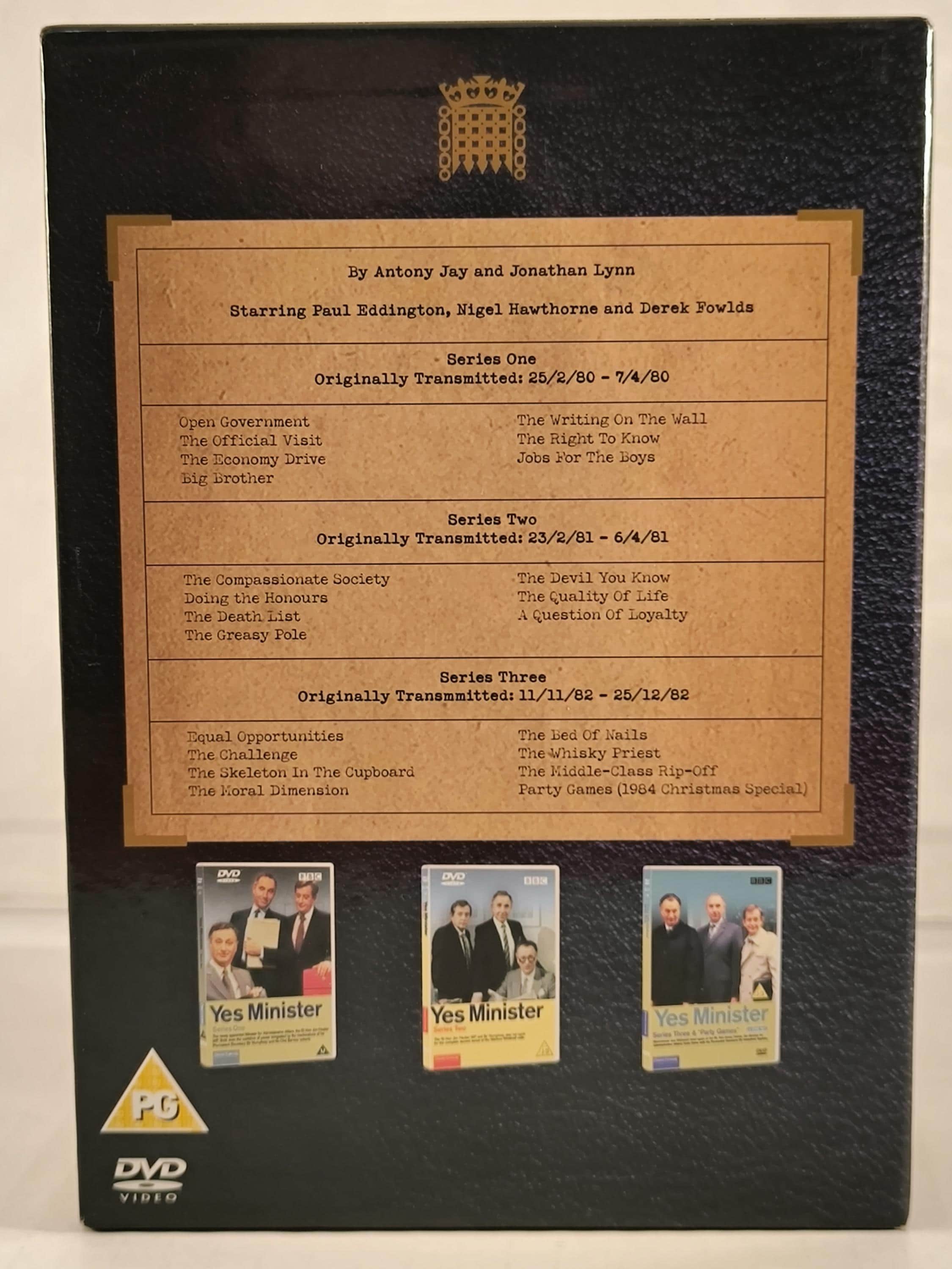 The Complete Yes Minister Collectors Boxed Set - Etsy Singapore