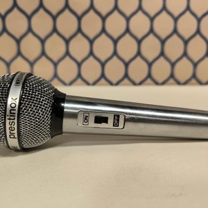 Microphone Prestinox Uni Directional Dynamic Made In Japan