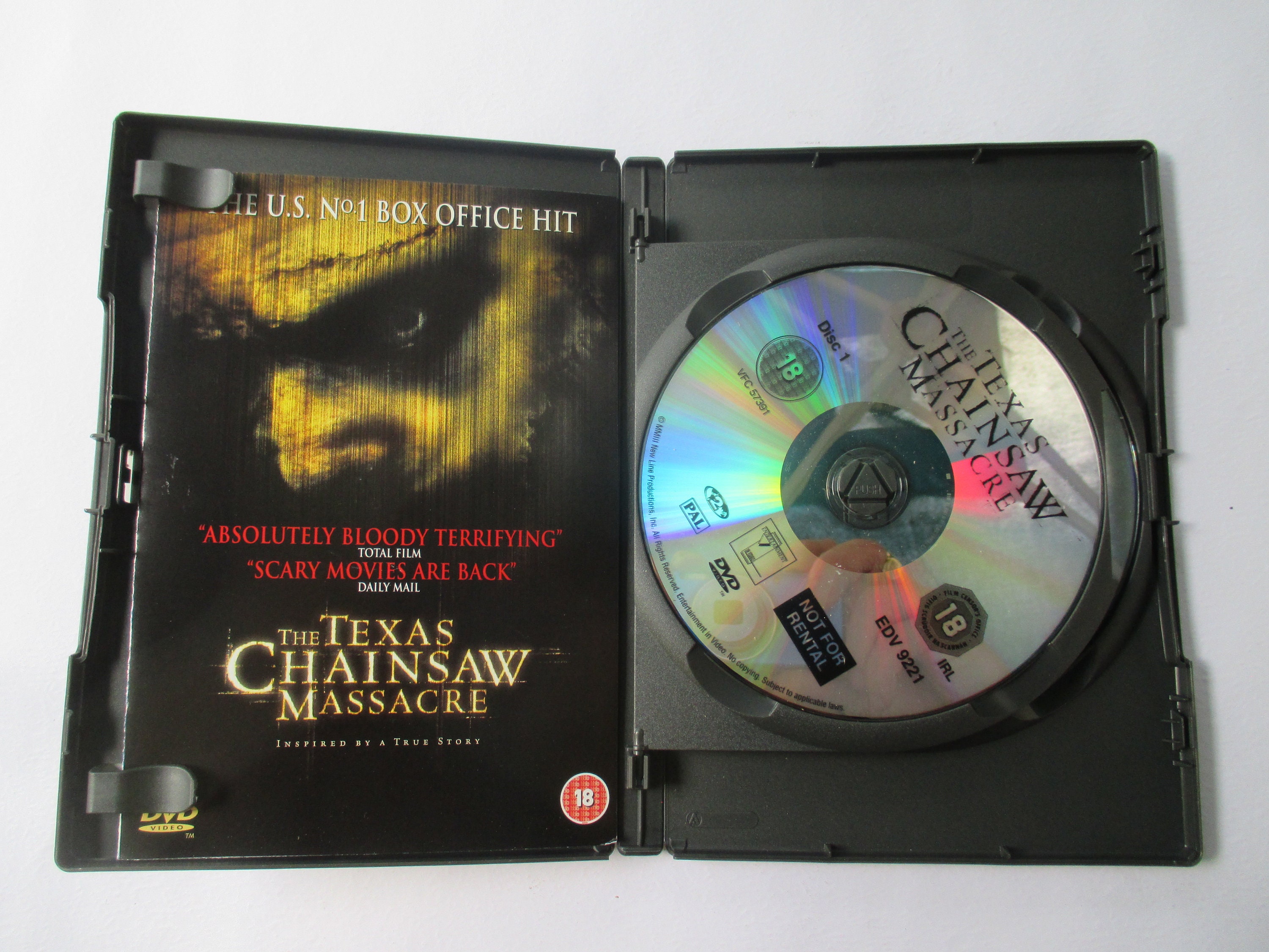 The Texas Chainsaw Massacre 2003 DVD Region 2 PAL ENGLISH - Etsy