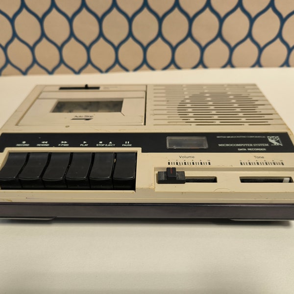 Data Cassette Recorder Computer BBC Vintage