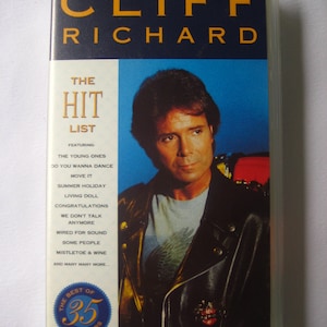 Cliff Richard The Hit List VHS PAL English 1994