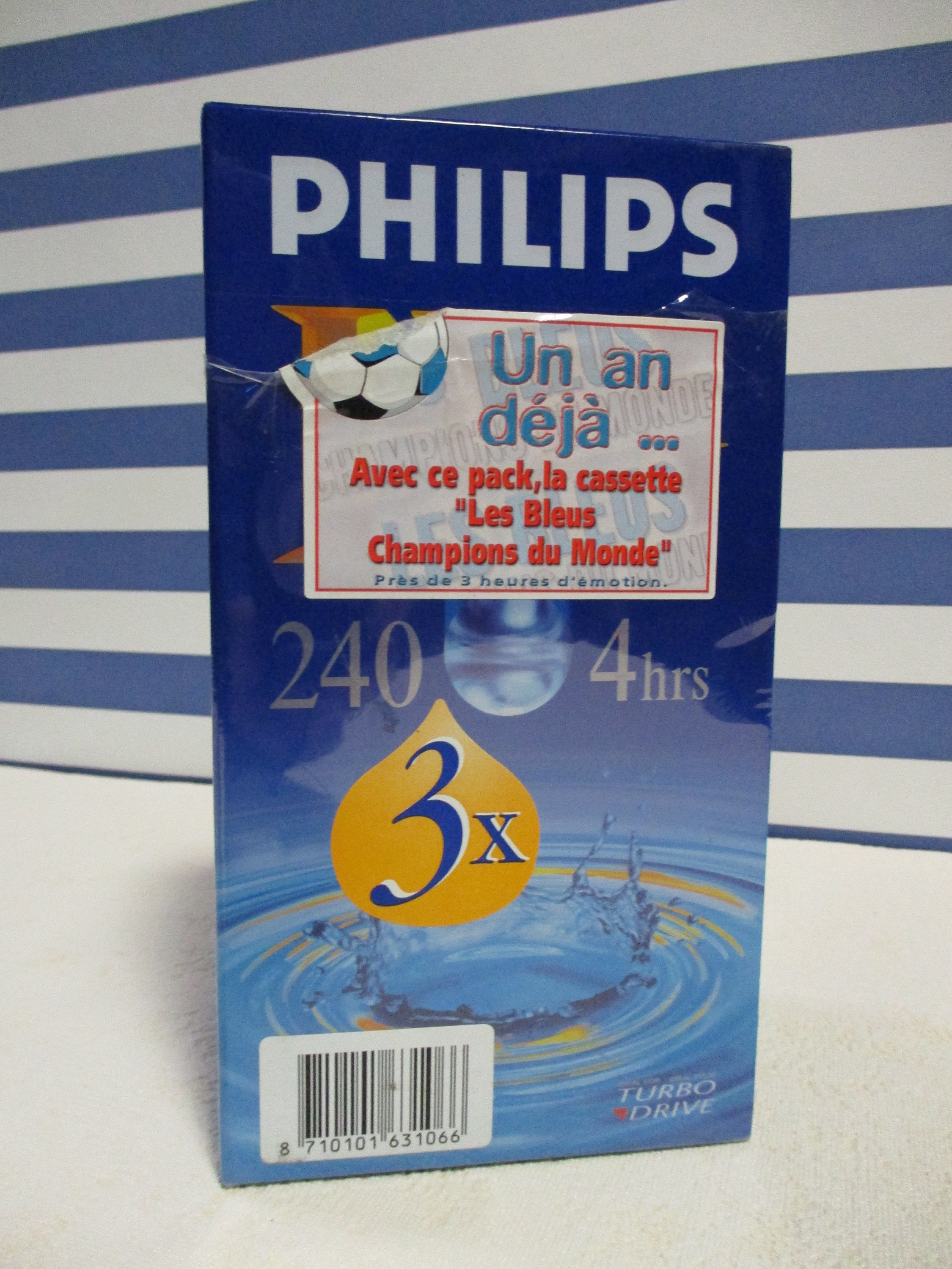 Blank VHS Cassettes x3 Philips