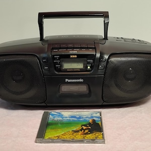 Panasonic Boombox Radio Cassette Player Compact Disc Player