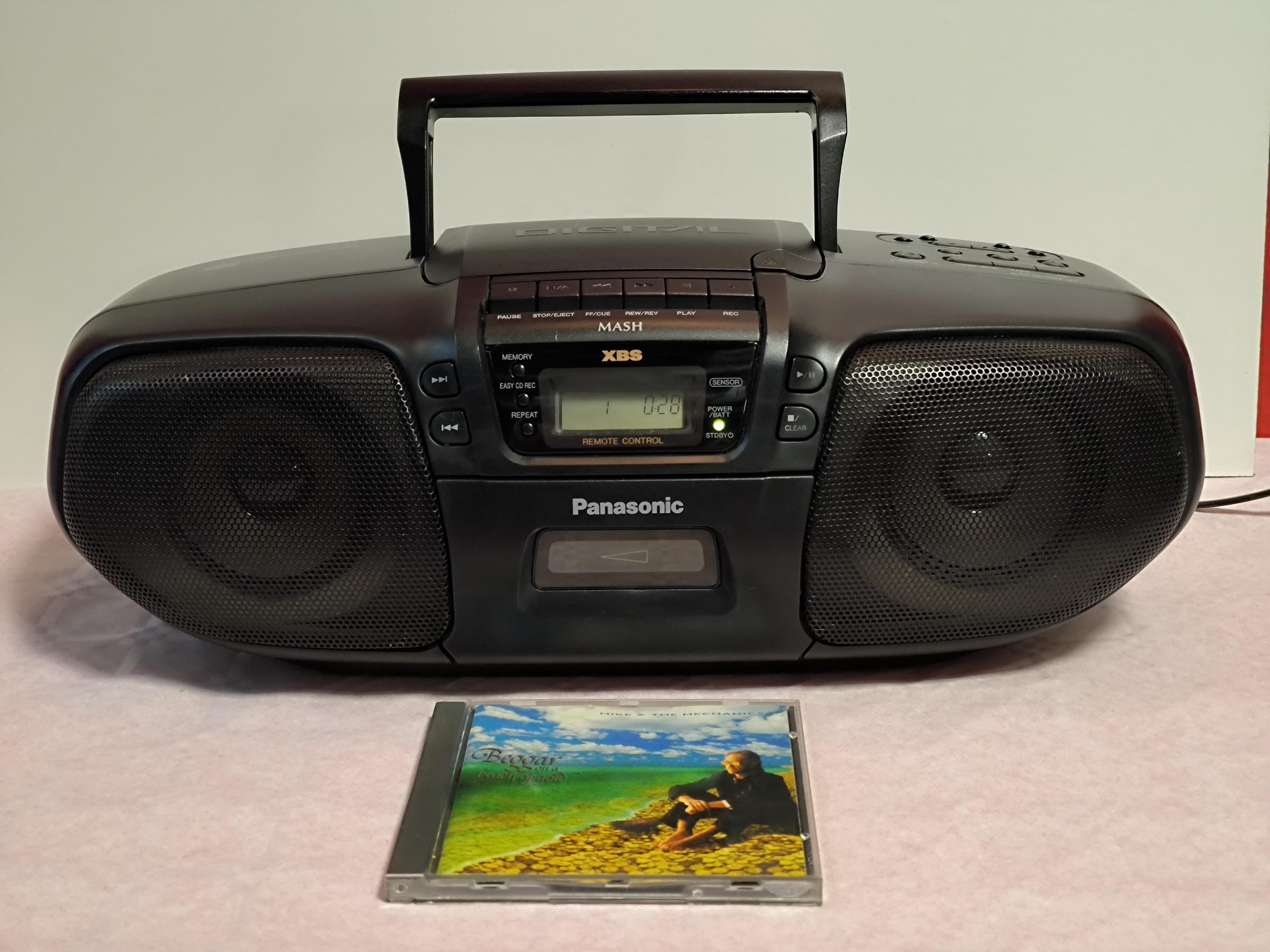 パナソニック ラジカセ ラジオカセットプレーヤー コンパクトディスク