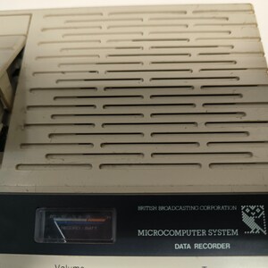 Data Cassette Recorder Computer BBC Vintage image 7