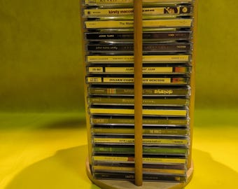 Vintage CD-Aufbewahrungsturm für 18 CDs