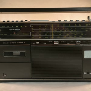 Vintage Philips Radio Cassette Recorder