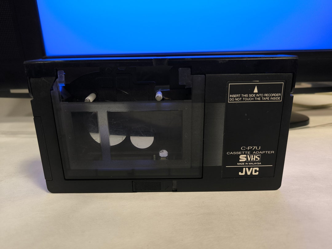 JVC Cassette Adaptor VHS S and VHSC. Etsy
