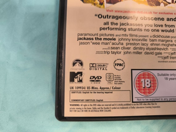 Jackass the Movie Special Collectors Edition - Etsy