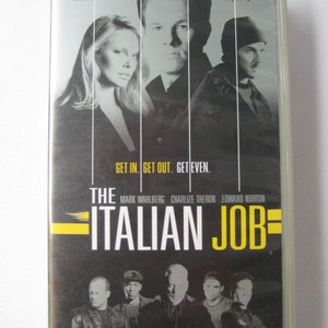 The Italian Job  VHS PAL English