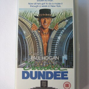 Crocodile Dundee 1 & 2 VHS PAL English