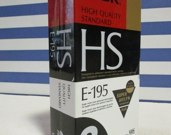 Cassettes vidéo VHS vierges x 2 TDK-HS E-190
