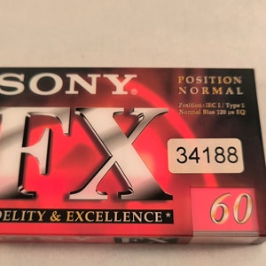 Sony FX 60 Blank Cassette x 1