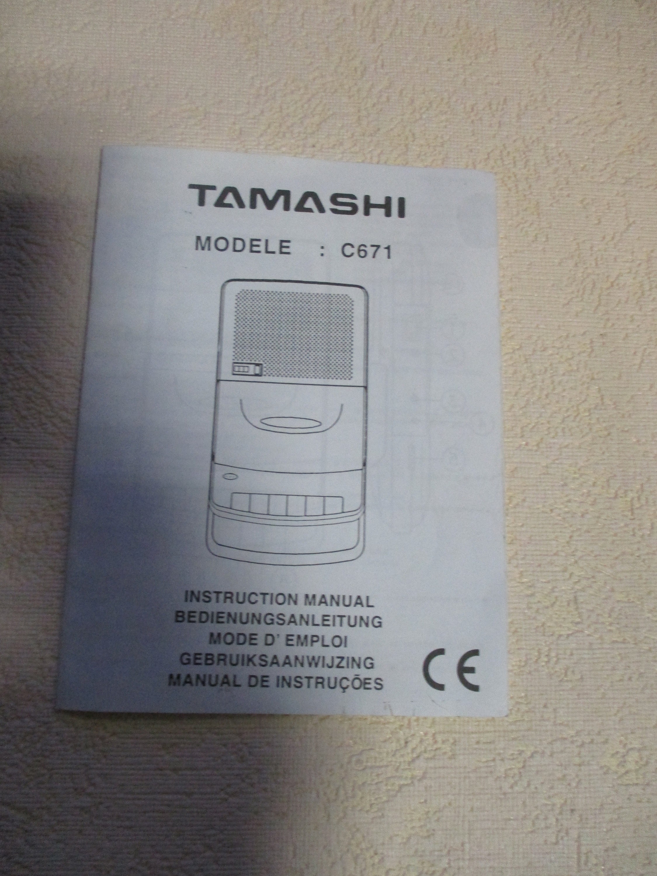 Cassette Player Philips Tamashi C671 – Vintage 1997 – Testé OK – Walkman Rétro